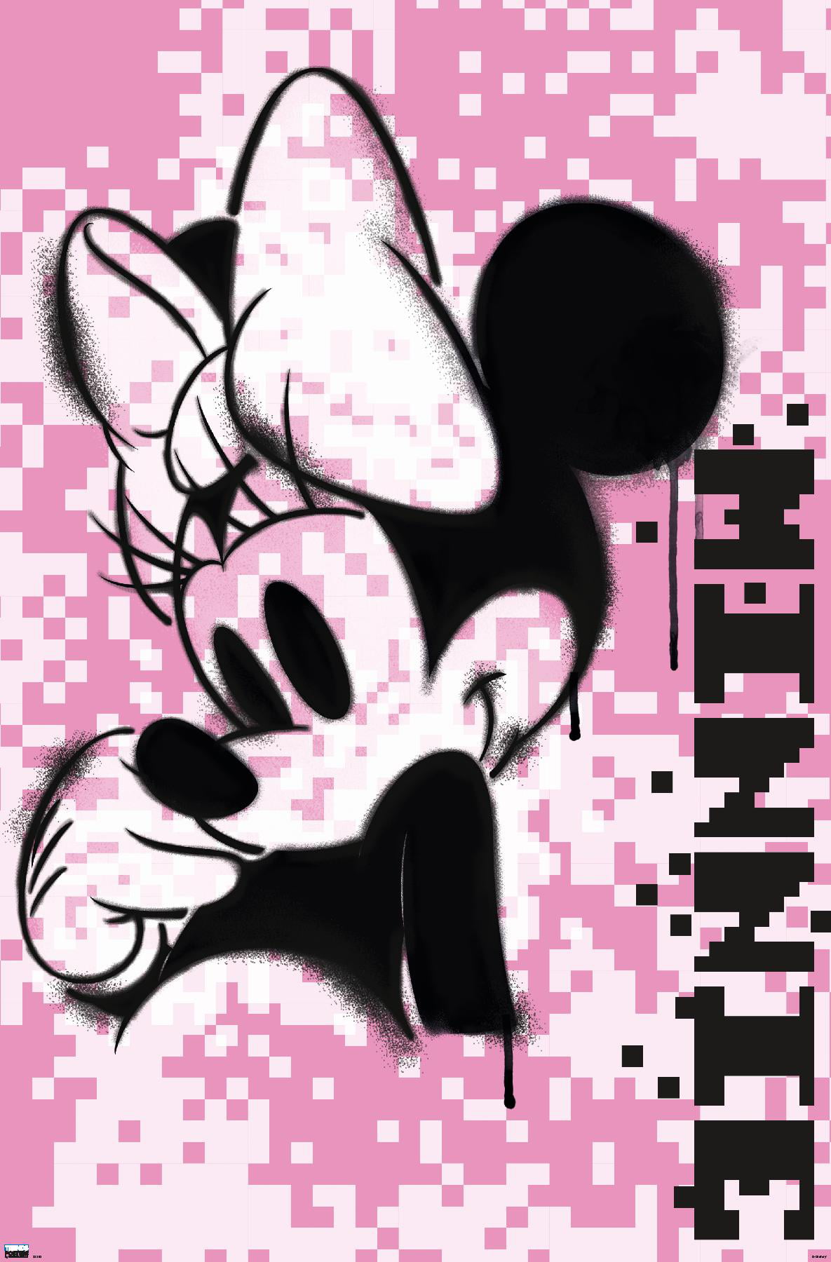 Disney Minnie Mouse - Pink Pixels Wall Poster, 14.725