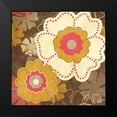 thumbnail image 2 of Studio, Sd Graphics 12x12 Black Modern Framed Museum Art Print Titled - Fun Flowers II, 2 of 5