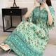 thumbnail image 3 of Plus Size Bohemian Summer Sweet Printed V-Neck Batwing Sleeved Beach Dress Women's Dress Ethnic Holiday Large Swing Midi Dress, 3 of 5