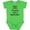 Apple Green, variant on I'm Going to Be a Big Brother Boys Baby Bodysuit
