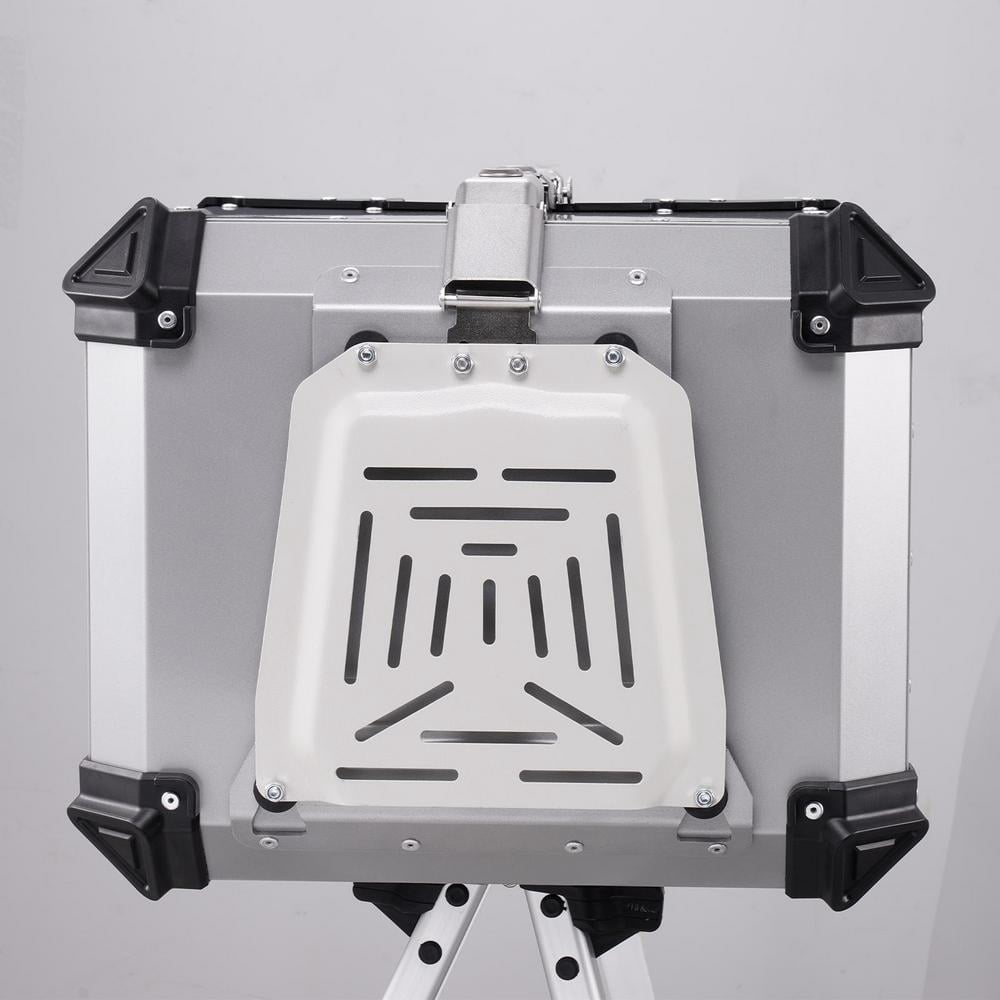 WZTO Motorcycle Top Box Waterproof Motorcycle Rear Top Box 45L Hard Motorcycle Trunk Sturdy Luggage Storage Rear Box with Security Lock superb