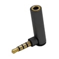 thumbnail image 4 of Adaptador de micrófono de audio 3.5 Mm Macho A Hembra 90 Grados Adaptador De ángulo Recto Conector De Micrófono De Audio Gris gris Magideal Adaptador de micrófono de audio, 4 of 5