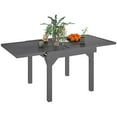 thumbnail image 1 of Outsunny Extendable Aluminium Outdoor Dining Table for 4-6 Person, Grey, 1 of 10