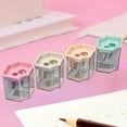 thumbnail image 5 of Pencil Sharpener Clearance, Furenl Pencil Sharpeners Manual Holes Compact Colored Handheld Pencil Sharpener Foradults Studentsclass Home, Office&Craft&Stationery, 5 of 5