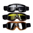 thumbnail image 2 of Gafas Retro con borde de Metal para motocicleta, protección UV de alta calidad para ciclismo y aventuras al aire libre, diseño Vintage europeo, 2 of 4