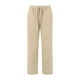 thumbnail image 4 of Pantalones de cintura alta y pierna ancha para mujer - Elástico con cordón, pierna recta cómoda, con bolsillos, 4 of 5