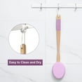 thumbnail image 4 of Amazerbath Lotion Applicator for Back, Foot, 4 Replaceable EVA Pads with 1 Long Handle, Back Lotion Applicator for Elderly, Women, Purple, 4 of 6