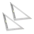 thumbnail image 5 of Quqiuxian 2pcs Measuring Ruler Drawing Triangle Rule Geometry Ruler Measure Ruler Measurement Tool, 5 of 6