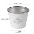 thumbnail image 4 of Al Aire Libre 4 Piezas 50 Ml Acero Inoxidable Apilable para Senderismo Pesca, 4 of 9