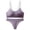 Gray, variant on Npasoilc Wirefree Sports Bra and Panty Set for Women Seamless Push Up Breathable Racerback Comfortable Set