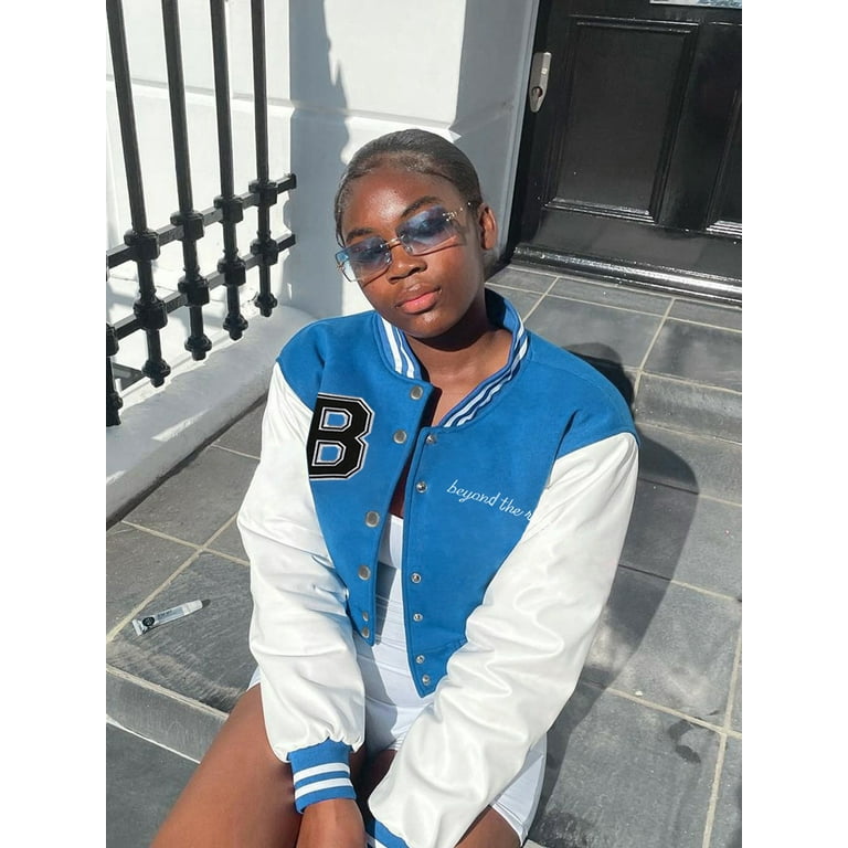 Punk varsity jacket sale