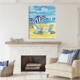 thumbnail image 2 of Stupell Industries Summer Shade Beach Scene Nature Painting Gallery Wrapped Canvas Print Wall Art, 36 x 48, 2 of 7