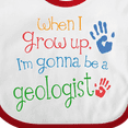 thumbnail image 4 of Inktastic Geologist Future Boys or Girls Baby Bib, 4 of 4
