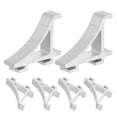 thumbnail image 2 of Miangastore 6 Pcs Clips d'Étagère de Réfrigérateur Support d'Étagère de Refroidisseur Petit Clip Aluminium Support d'Étagère de Refroidisseur Clips, 2 of 8