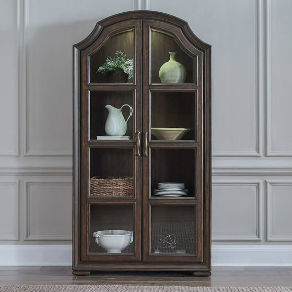 Liberty Furniture Provence Park Bunching Display Cabinet - Brown