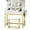 White, variant on Dextrus Makeup Vanity Set with LED Lighted Mirror, Makeup Desk with Drawers & Stool, Vanity Table with Hidden Storage Shelves, Makeup Dressing Table Set for Girls,Princess, White