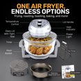 thumbnail image 4 of Granitestone Big Boss 16Qt Large Glass Air Fryer Non Toxic Family Sized Large Halogen Oven Cooker Air Fryer, 4 of 8