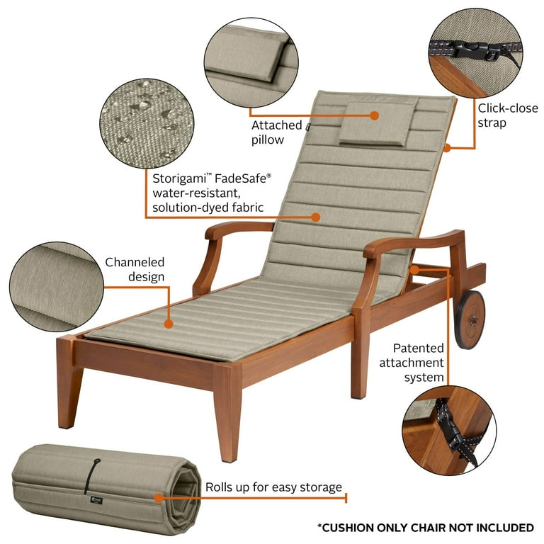 80 inch chaise lounge cushion sale
