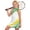 Z1-Green, variant on Girls Athletic Dress Sleeveless Tennis Dress for Girls Golf Outfit Half Zipper Tank Dresses with Pockets,Athletic Tennis Girls Dress 4T