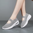 thumbnail image 4 of Willtoo Orthopedic Dress Shoes for Women Arch Support Non Slip Slip on Work Shoes Wide Knitted Mesh Stretch Server Shoes Soft 2026 New Foam Shoes, 4 of 6