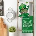 thumbnail image 3 of Cat Shamrock St. Patrick''s Day Kitchen Towels Dish Towels, 18x26 Inch Hello Lucky Seasonal Spring Decoration Hand Towels Set of 2, 3 of 6