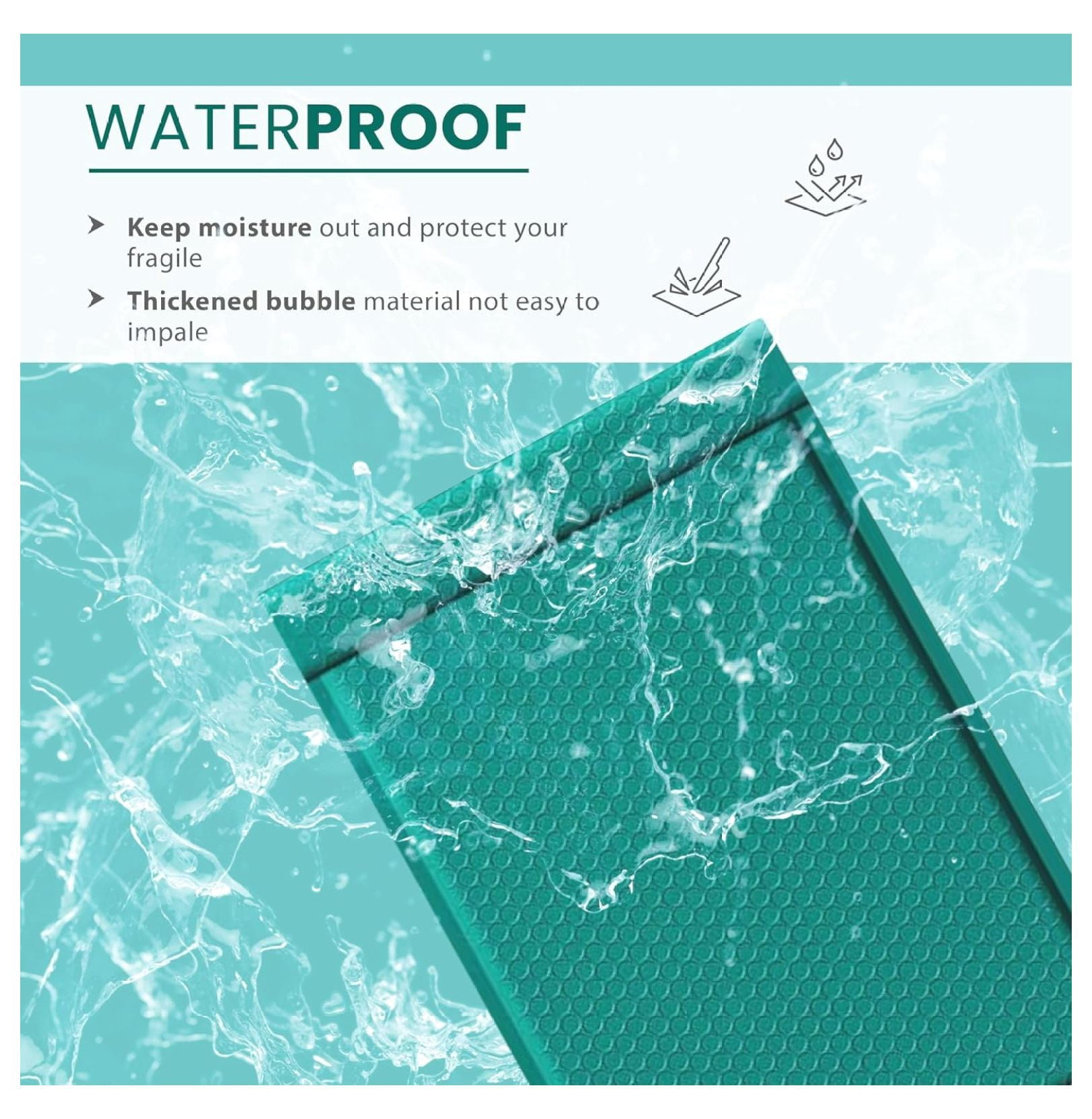 Green Small Bubble Mailers 4x8 Inch #000 | Thick Padded Mailer Envelopes | Mailing Trading card sports Card Bubble Envelopes Water & Tear Resistant | 500 Pack Bulk