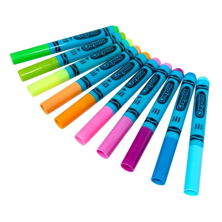 Faber-Castell TXTLNR Highlighter Set - 10 Neon Marker Pens, Refillable, Chisel Tip For School & Office
