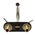 thumbnail image 3 of ALFI brand AB1400-BN Brushed Nickel Two-Handle 4'' Centerset Bathroom Faucet, 3 of 6