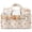 Beige Strawberry, variant on Corduroy Baby Diaper Caddy Organizer, Portable Nursery Storage Basket with 5 Removable Dividers, Large Diaper Organizer for Newborn Nursery Essentials, Baby Shower Gift, Pink Rose