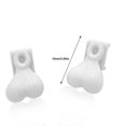 thumbnail image 4 of Jumpingount 1 par de adornos con clip para zapatos, zapatos pequeños y bonitos brillantes, banda colgante, decoración, adultos, adolescentes, Accesorios de calzado blanco, 4 of 6