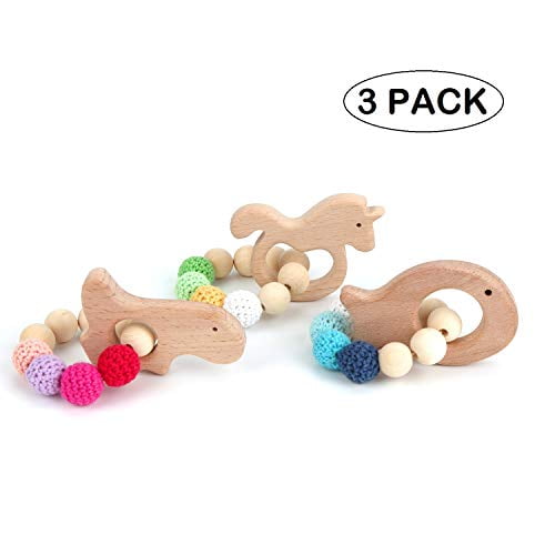 wooden teething toys
