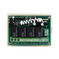 thumbnail image 4 of 433 MHz DC Interruptor de control remoto inalámbrico 12V Relé 4 canales para lámpara, puerta de auto, ventanas con transmisor y receptor Khall Tendencias, 4 of 6