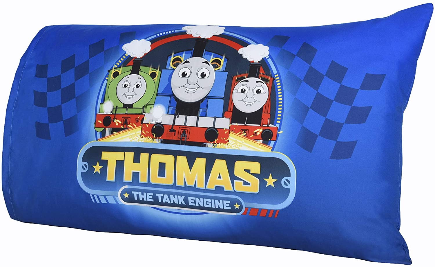 Thomas & Friends Standard Crib 3 Pieces Toddler Soft Microfiber Bedding Set with Comforter for Kids Bedroom
