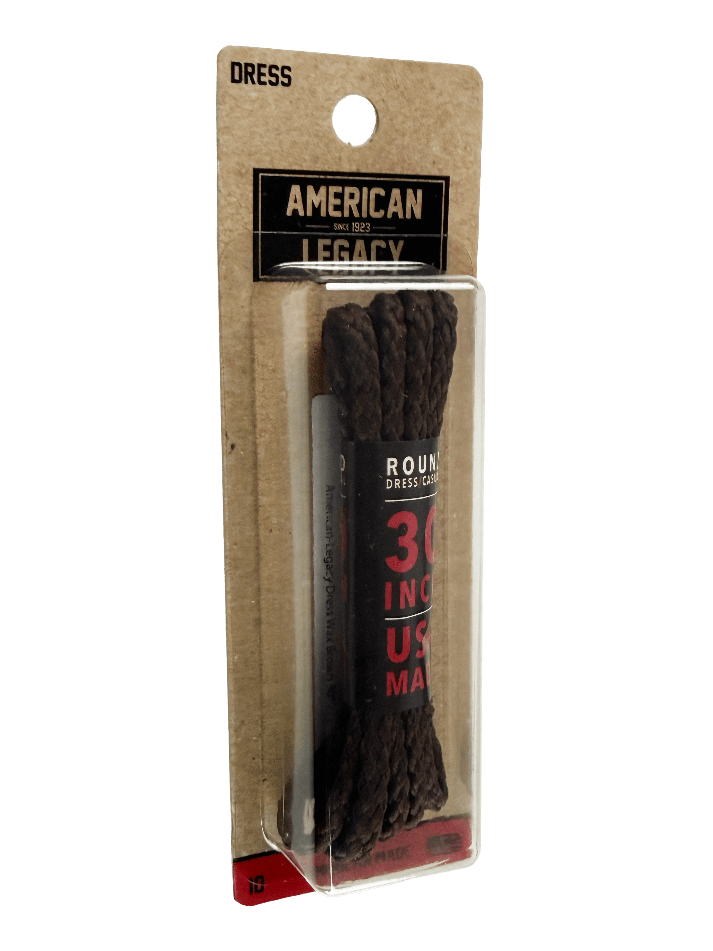 American-Legacy Dress Wax Brown 30"