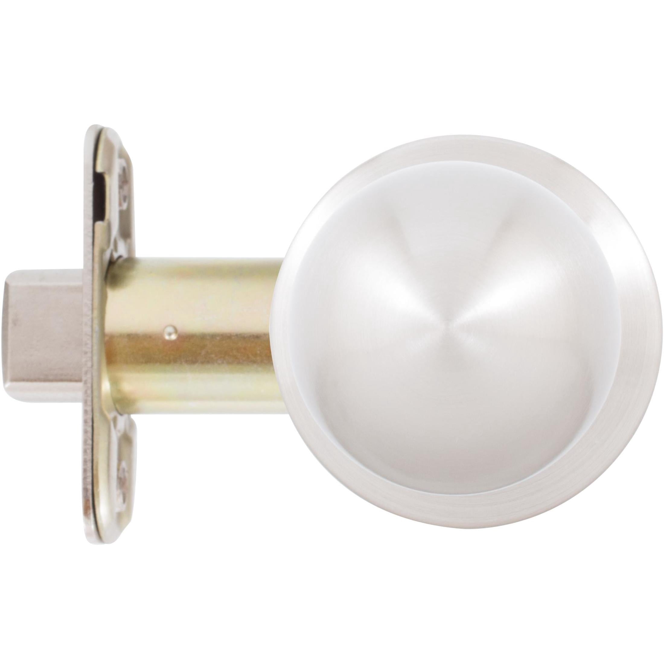 Stone Harbor Hardware Ball Door Knob, Passage (Hall/Closet) Function, Satin Nickel