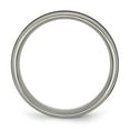 thumbnail image 5 of Auriga Fine Jewelry Titanium Enameled 8mm Satin Band for Men Size 7.5, 5 of 6