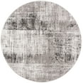 thumbnail image 2 of SAFAVIEH Craft Emmet Faded Abstract Area Rug, Grey/Dark Grey, 6'7" x 6'7" Round, 2 of 8