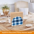 thumbnail image 4 of Ryvnso Checkered Pattern Acrylic Napkin Holder Table Kitchen Paper Tissue Organization, 4 of 7