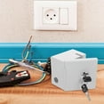 thumbnail image 4 of Soimiss Weatherproof Electrical Box Socket Protection Box Light Grey Lockable Outdoor Use 1Pack, 4 of 8