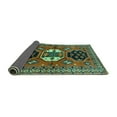 thumbnail image 2 of Ahgly Company Indoor Square Persian Turquoise Blue Traditional Area Rugs, 6' Square, 2 of 4