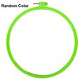 thumbnail image 1 of Opolski Plastic Cross Stitch Embroidery Hoop Circle Sewing Frame DIY Needlework Tool, 1 of 9