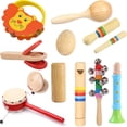 thumbnail image 1 of 11Pcs Kids Baby Musical Instruments Set Montessori Toys For 3 4 5 6 Years Old Children Early Educational Brinquedos Infantil, 1 of 7