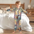 thumbnail image 6 of BZSMCE Unisex Pajama Set Snug-Fit Cotton Sleepwear Enchanted Easter Bunny Printed, 6 of 7