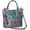 Color, variant on Geometric Luminous Purses and Handbags Shard Lattice Eco-Friendly Artificial Leather Rainbow Holographic Purse (Silver)