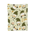 thumbnail image 7 of DouZhe Ultra-Soft Micro Fleece Lightweight Flannel Bed Blanket, Cute Goblin Funny Gnome Print Cozy Warm Throw Blankets, 40"x30", 7 of 7