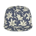 thumbnail image 2 of Haiem Lilies Flowers Classic Snapback Cap Flat Bill Hat Baseball Cap Adjustable Size Cotton Dad Hat, 2 of 9