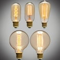 thumbnail image 6 of Maritcute Light Bulbs 40W 2700K Warm White Lighting Amber Glass Retro Light Bulbs For E27 Screw Base Vintage Filament Light Bulb, 6 of 9