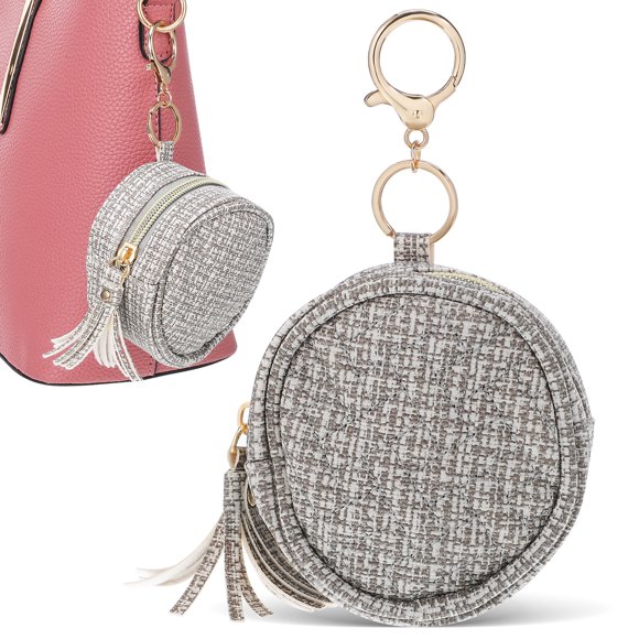 Estuche para chupete, bolsa portátil para chupete, bolsa para pañales, bolsa para chupete, bolsa pequeña para viajar con cremallera, monedero con clip