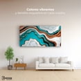 thumbnail image 2 of Cuadro Decorativo Canvas Abstracto Mármol Acuático 120x60 Canvas Revolution, 2 of 3