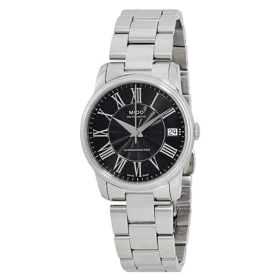 Mido Baroncelli III Black Dial Ladies Steel Watch M010.208.11.053.00